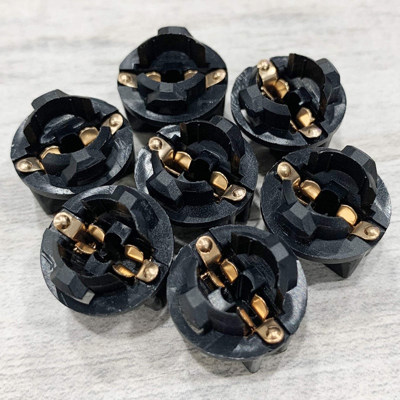 AUTUT 20 Pcs Light Bulb Twist Lock Socket W5W T10 168 194 Wedge Instrument Panel Dash Light Gauge Cluster Bulbs Base Sockets Extension Parts - Image 2